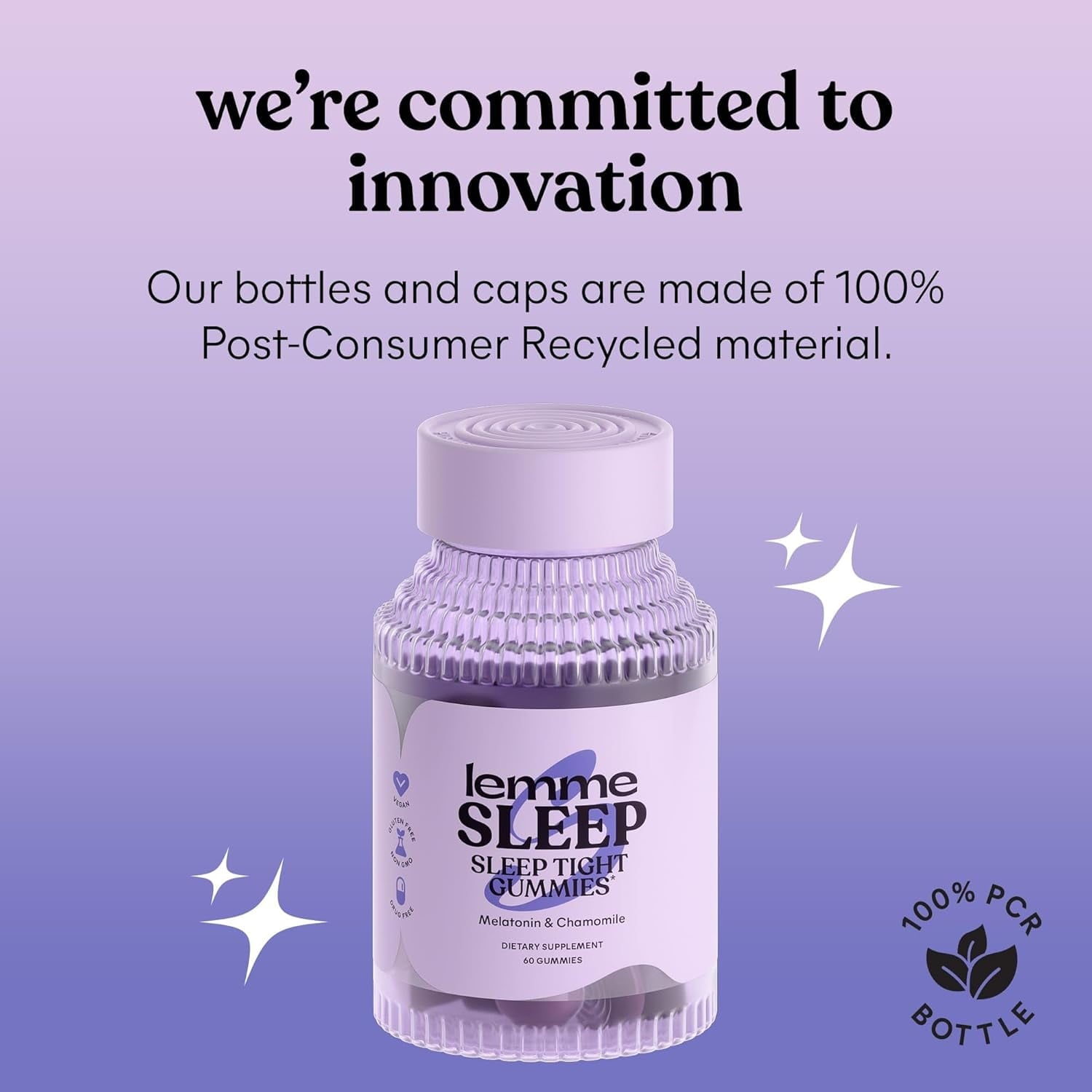 Sleep Gummies with 5Mg Melatonin, Elderberry, Magnesium, L-Theanine, Chamomile and Lavender, Drug-Free Nighttime Sleep Aid, Vegan, Gluten Free, Gelatin Free, Non GMO, Berry Flavored, 60 Count